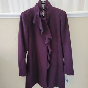 Larry Levine Women's Midum Weight Wool Coat